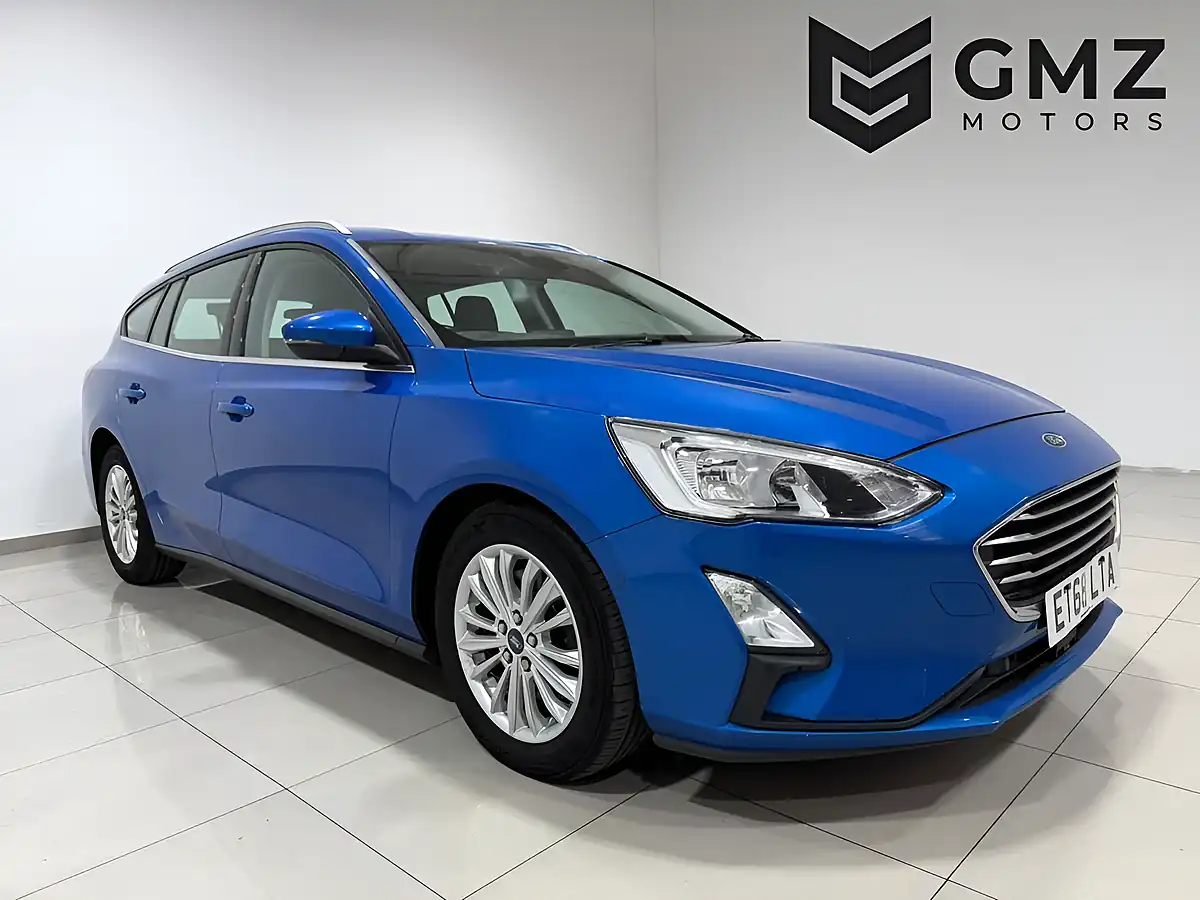 Used 2019 Ford Focus Titanium Blue - Front View