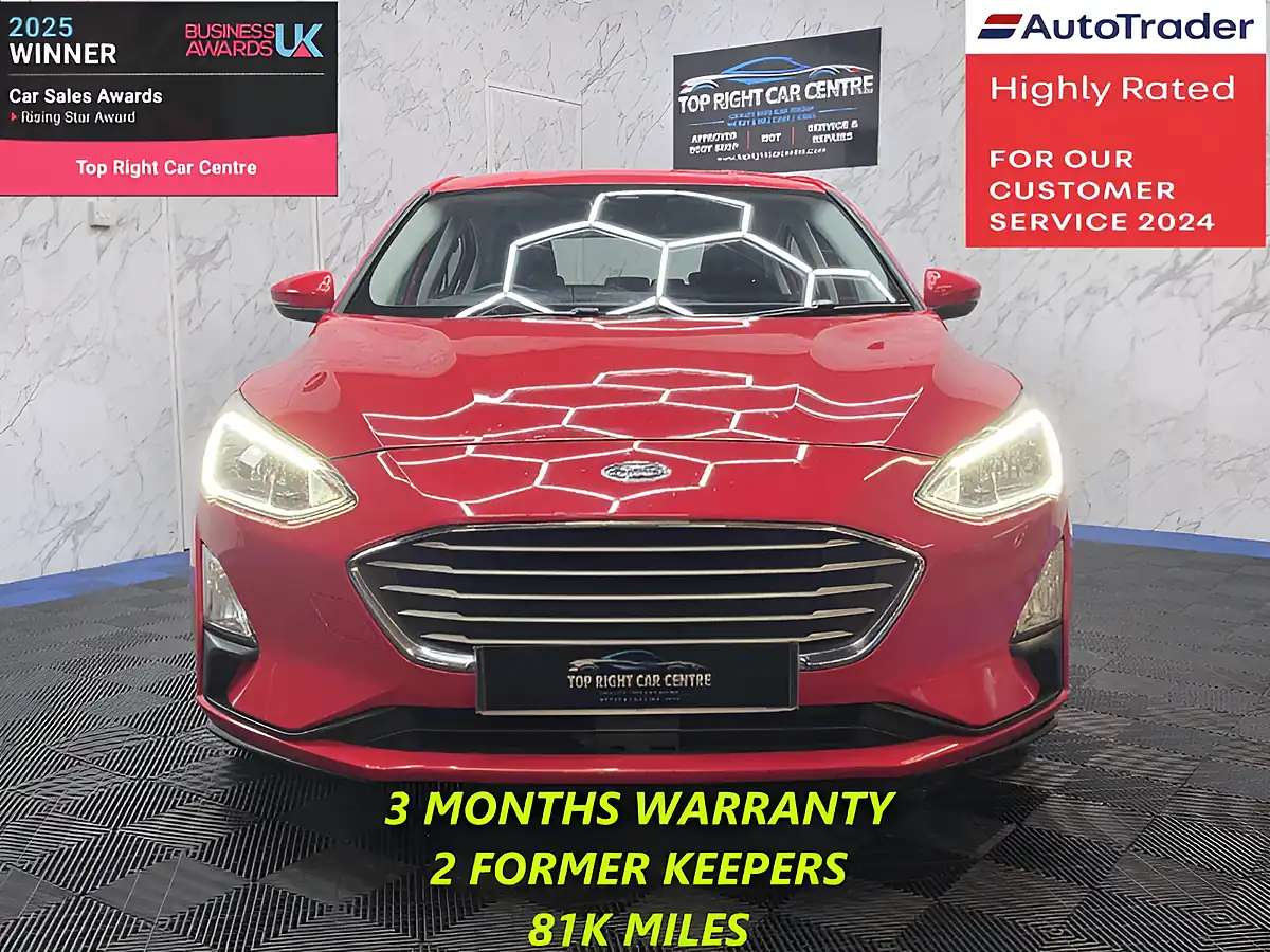 Used 2019 Ford Focus Zetec Red - Interior and Exterior details 2
