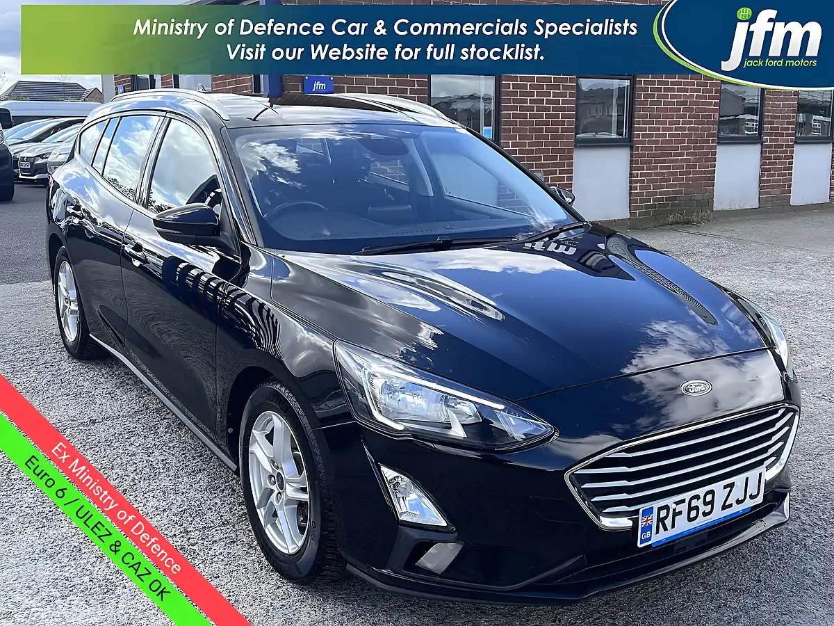 Used 2019 Ford Focus Zetec Shadow Black Mica - Front View