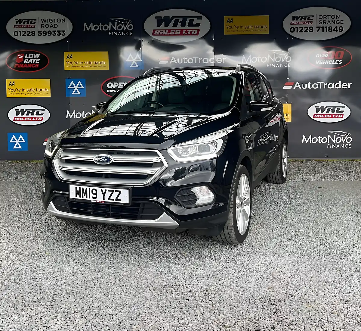 Used 2019 Ford Kuga Titanium X Edition Black - Front View
