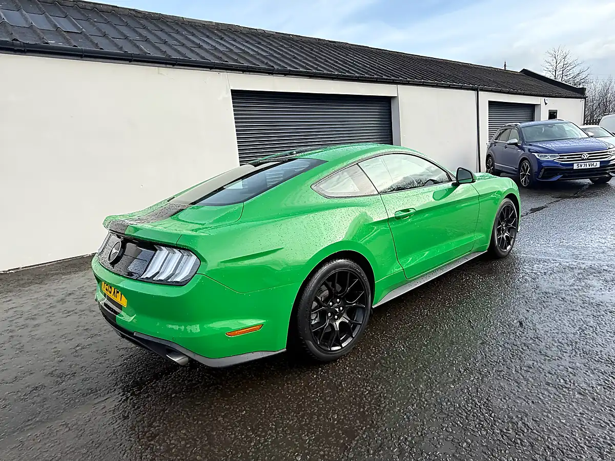 Used 2019 Ford Mustang Fastback Green - Interior and Exterior details 3