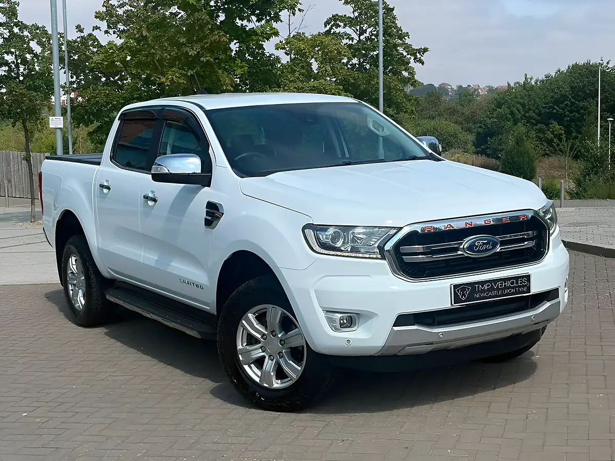 Used 2019 Ford Ranger Limited White - Front View
