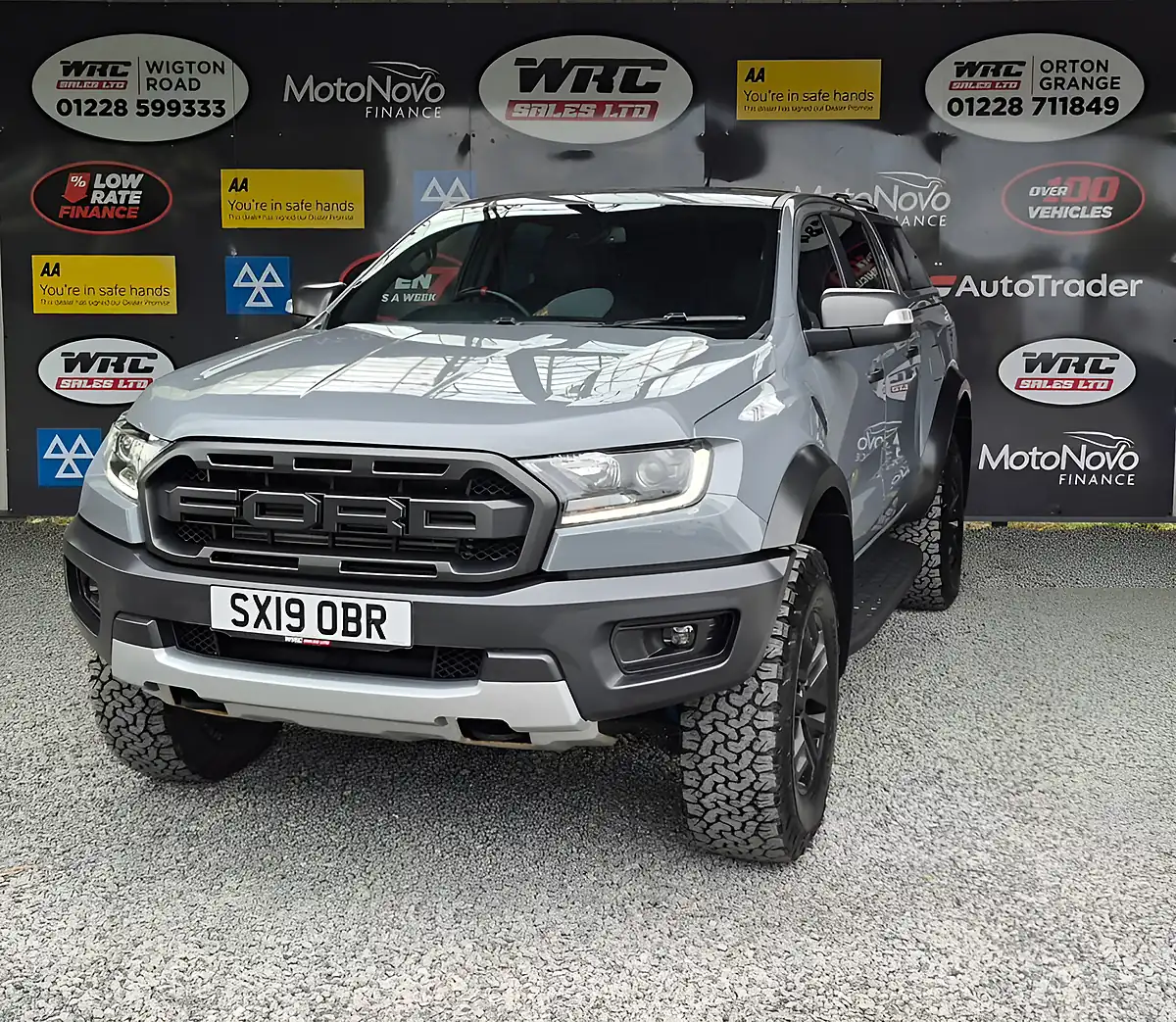 Used 2019 Ford Ranger Raptor Grey - Front View