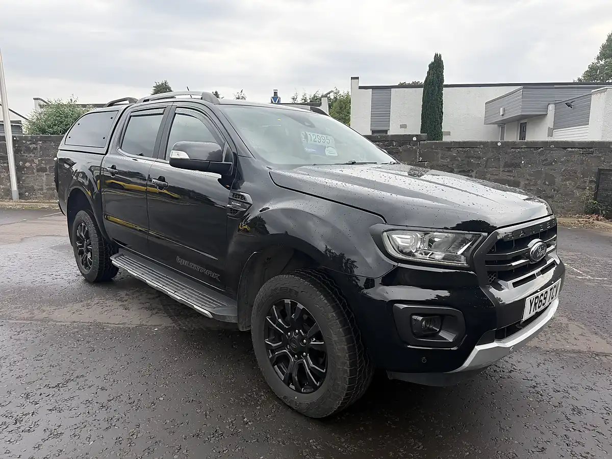 Used 2019 Ford Ranger Wildtrak Black - Front View
