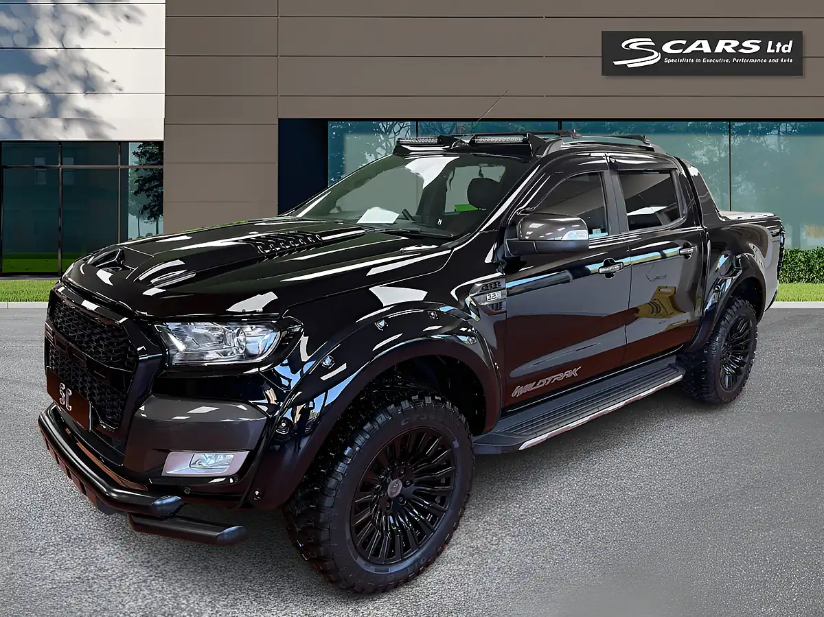Used 2019 Ford Ranger Wildtrak Black - Front View