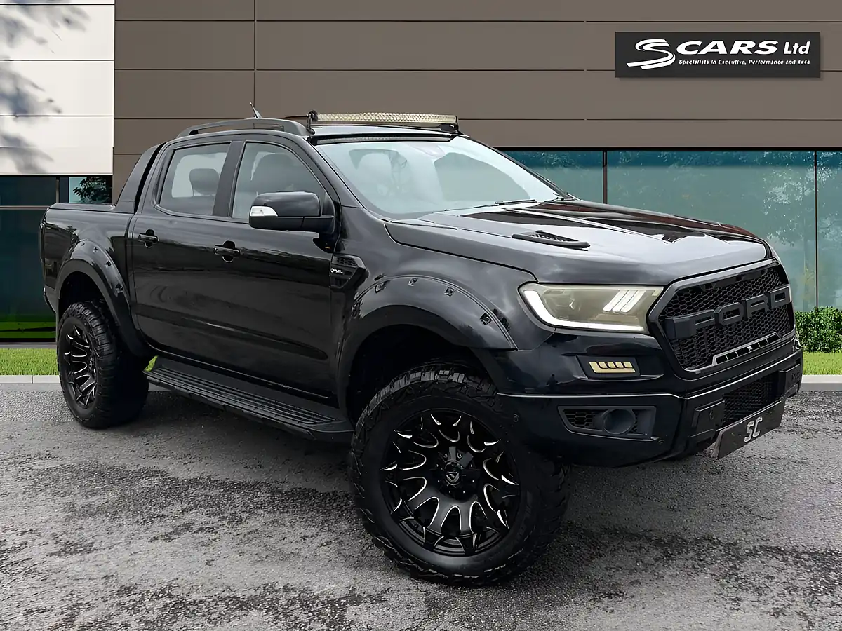 Used 2019 Ford Ranger Wildtrak Black - Front View