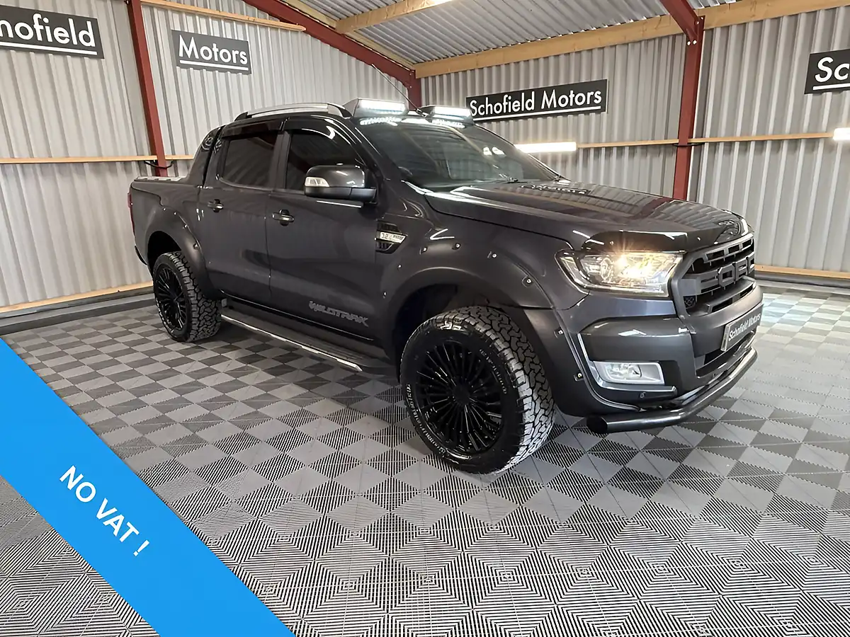 Used 2019 Ford Ranger Wildtrak Grey - Front View
