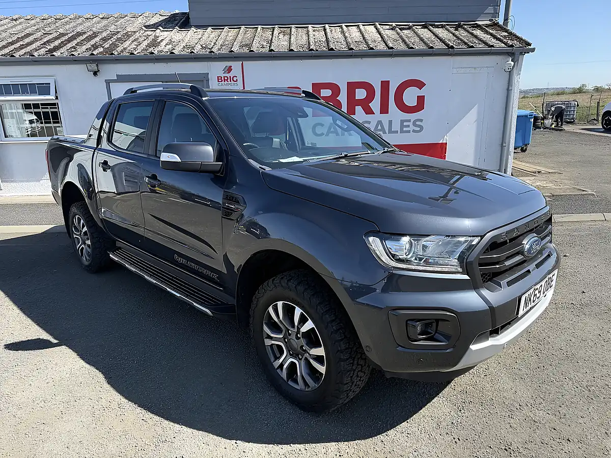 Used 2019 Ford Ranger Wildtrak Grey - Front View