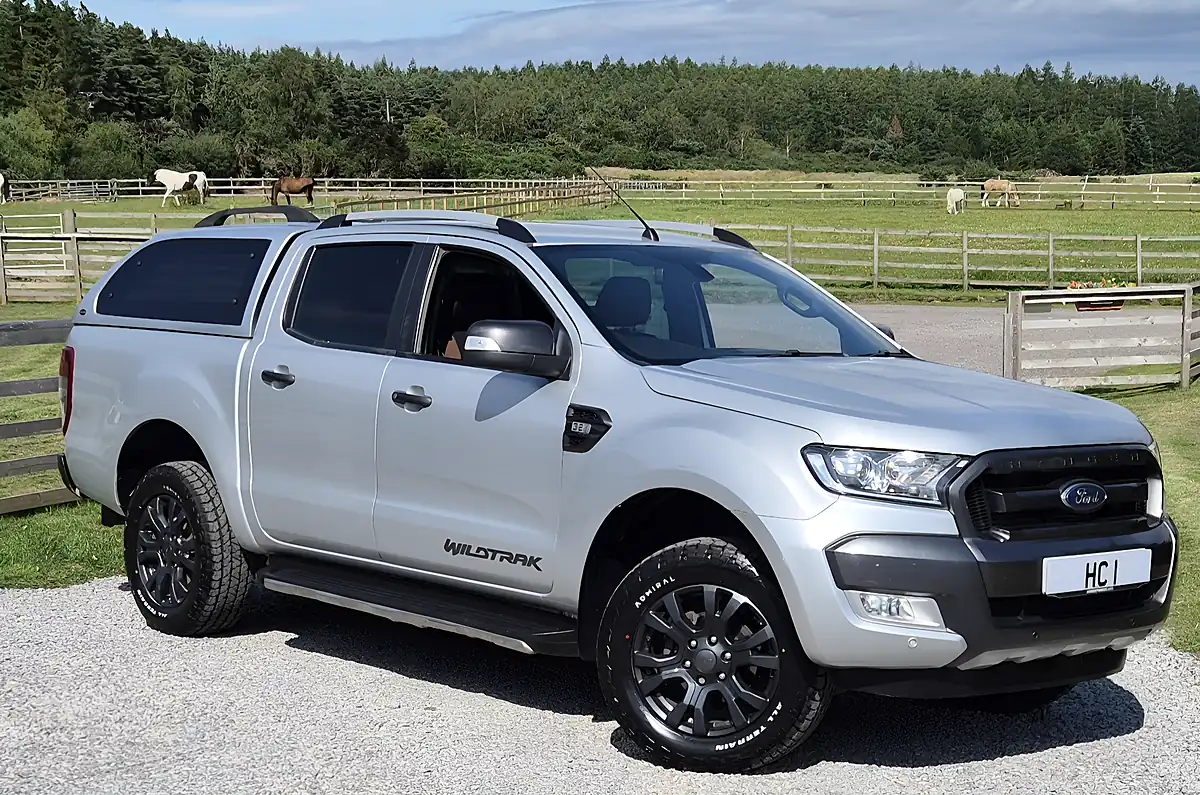 Used 2019 Ford Ranger Wildtrak Silver - Front View
