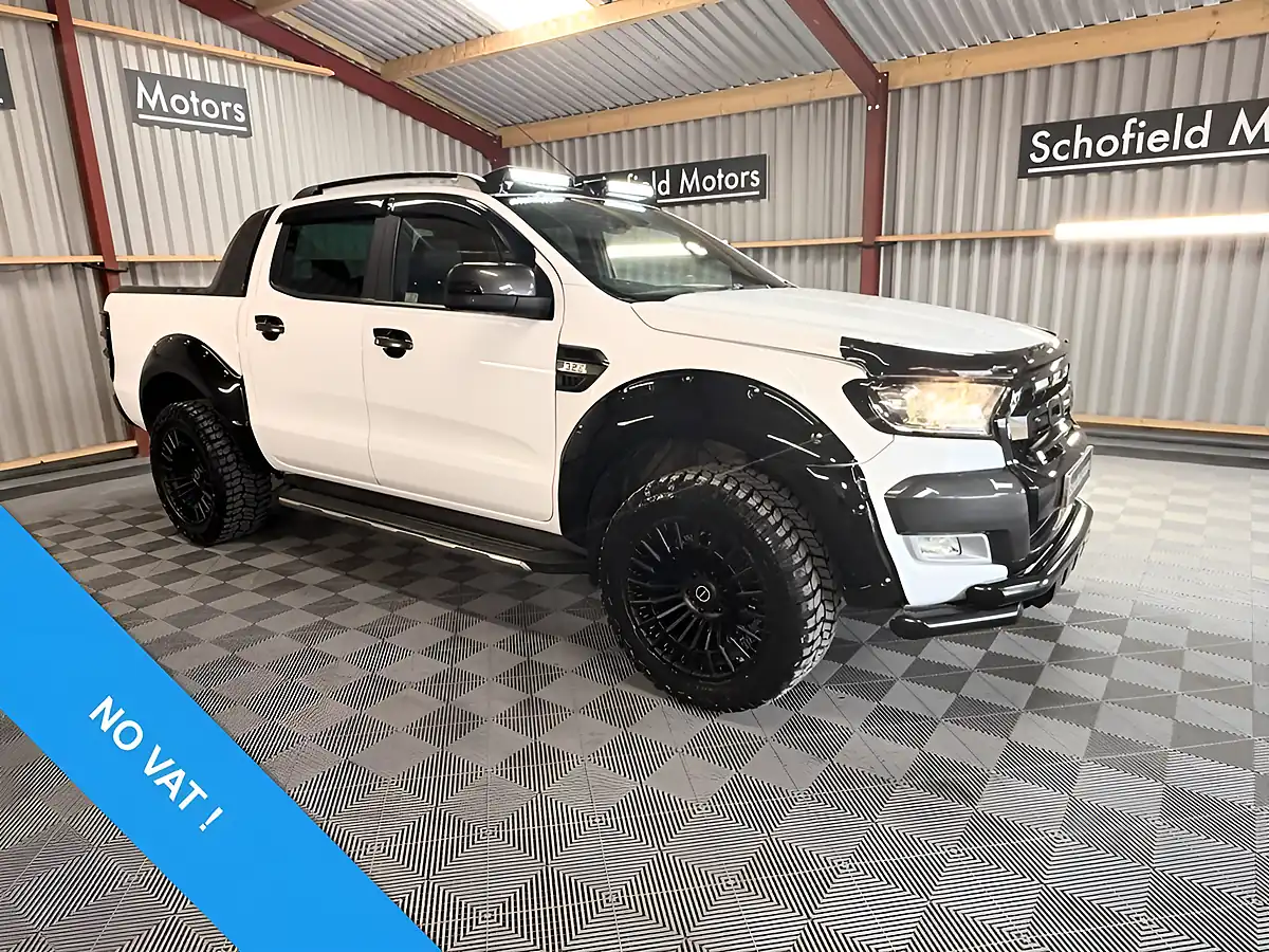 Used 2019 Ford Ranger Wildtrak White - Front View