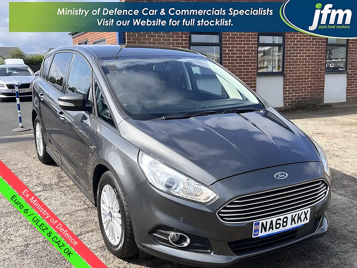 Used 2019 Ford S-Max Zetec Magnetic Grey Metallic - Front View