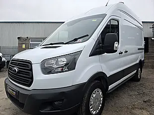 Used 2019 Ford Transit 350 Ecoblue Panel Van L2 H3 White - Interior and Exterior details 10