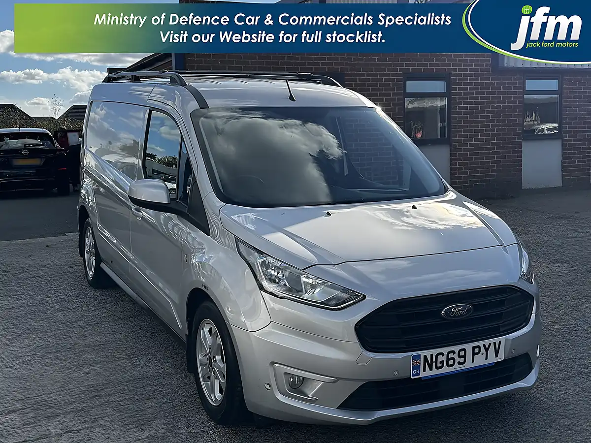 Used 2019 Ford Transit Connect Limited L2H1 Silver Metallic - Front View