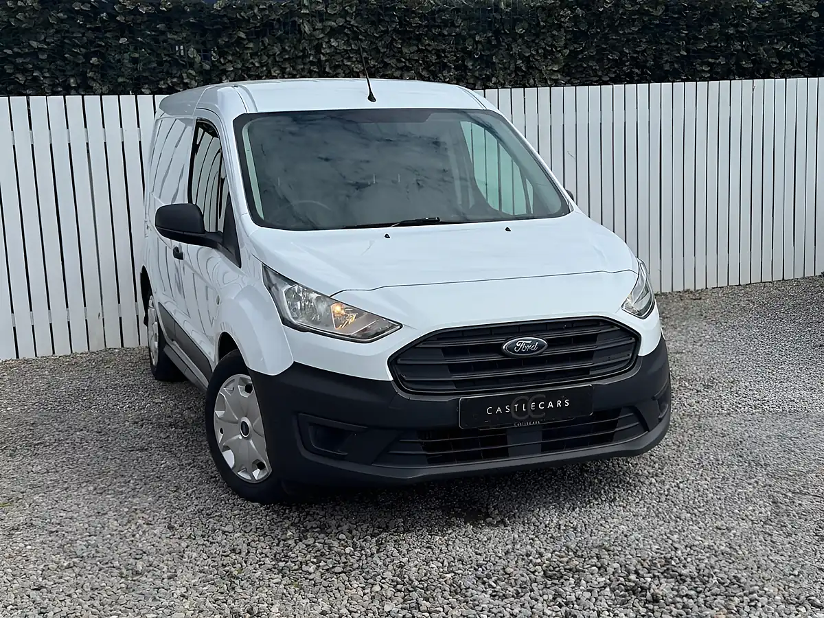 Used 2019 Ford Transit Connect Panel Van White - Front View