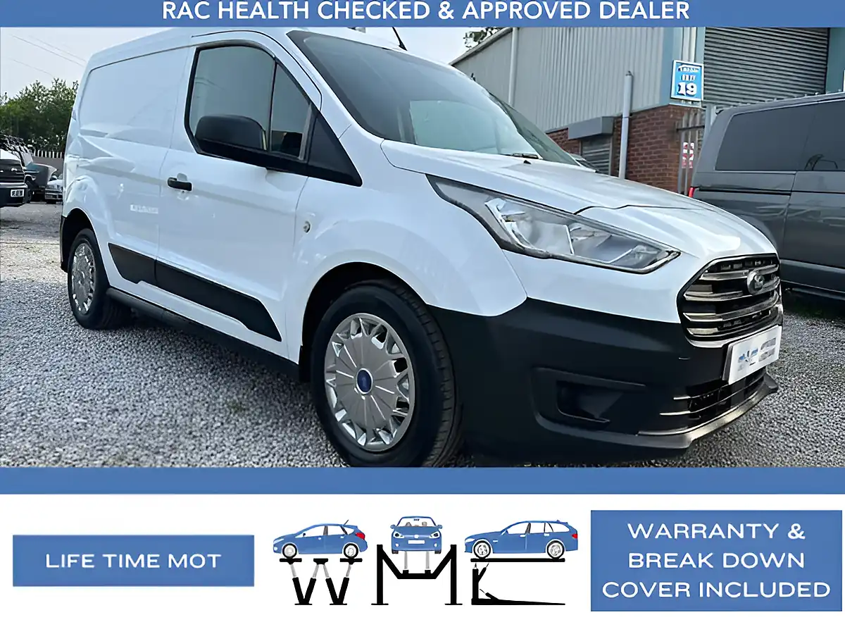 Used 2019 Ford Transit Connect Swb Leader White - Front View