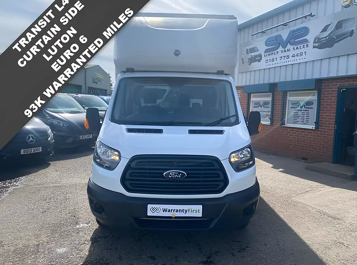 Used 2019 Ford Transit Curtain Side Luton White - Interior and Exterior details 2