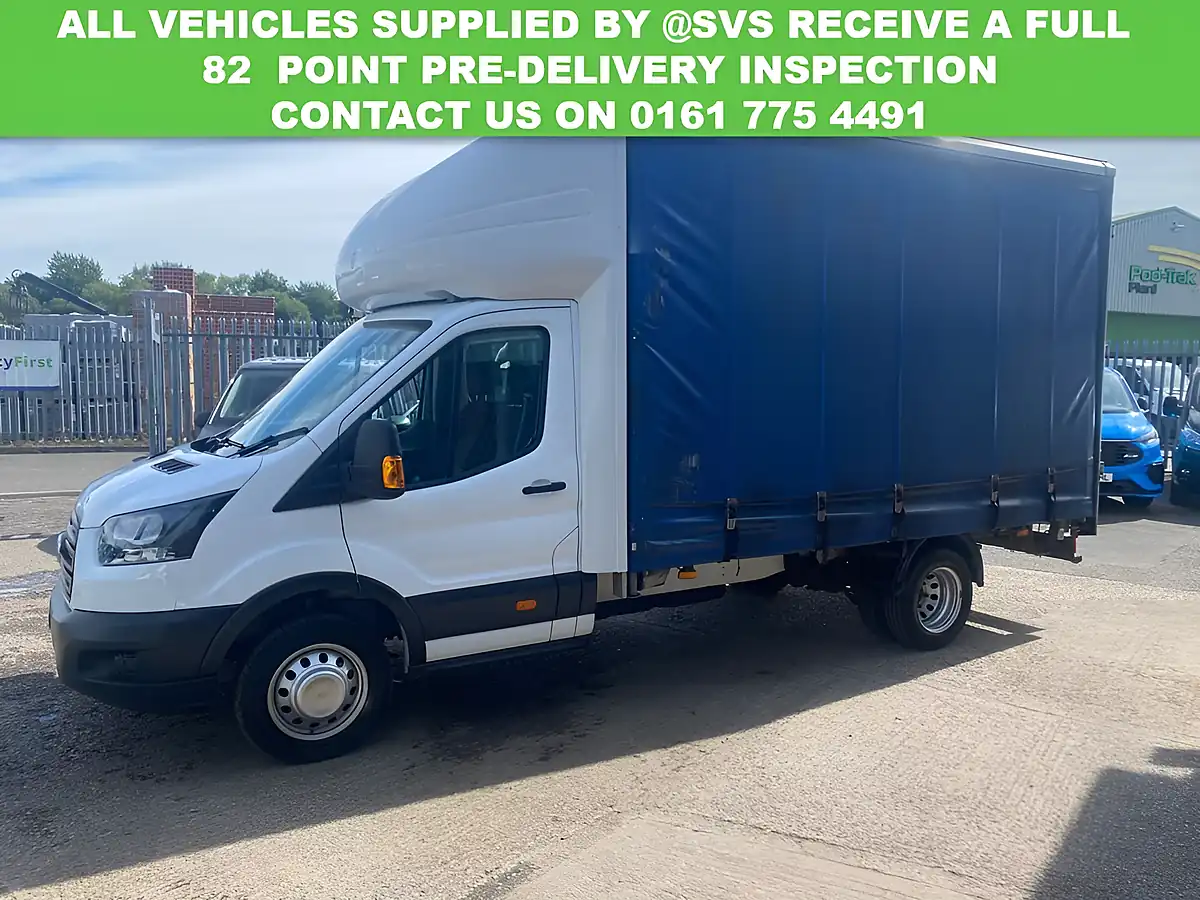 Used 2019 Ford Transit Curtain Side Luton White - Interior and Exterior details 4