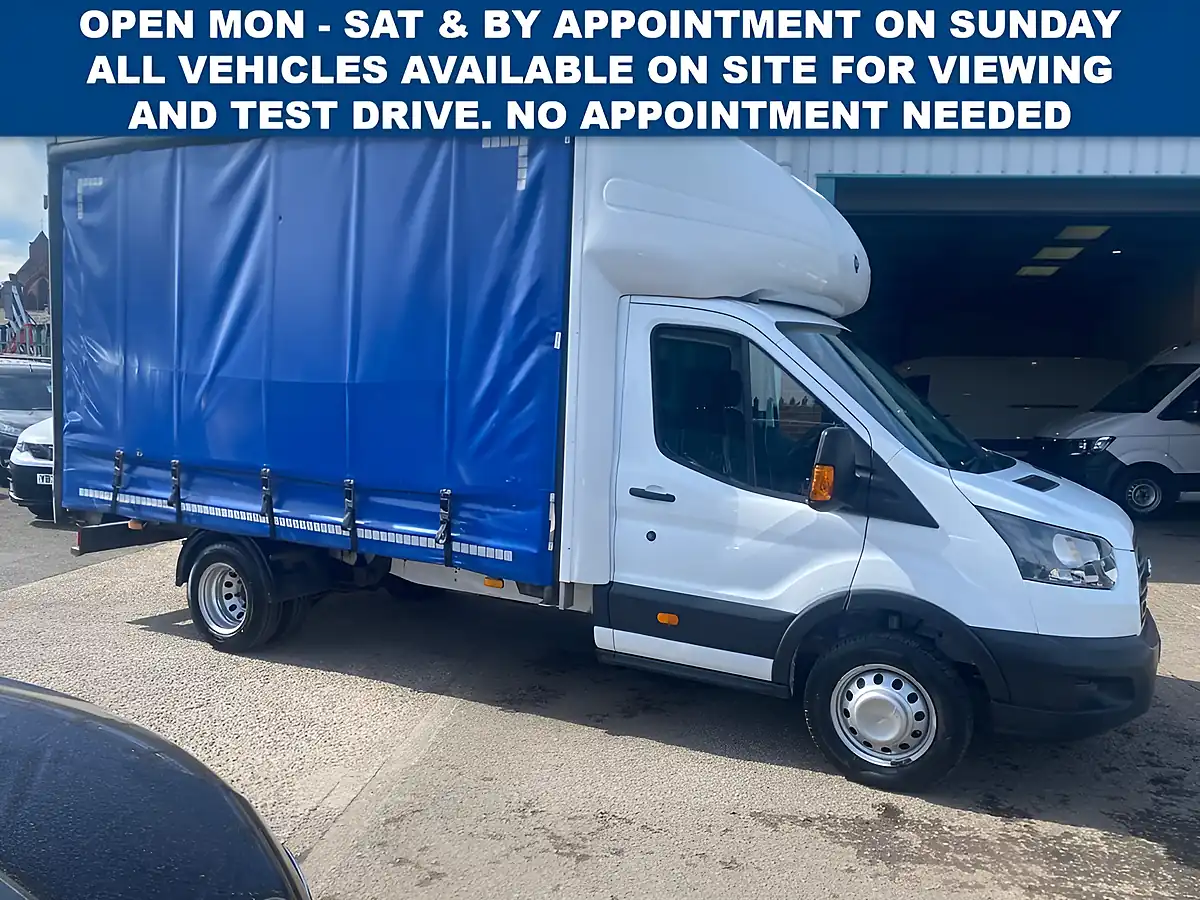Used 2019 Ford Transit Curtain Side Luton White - Interior and Exterior details 8