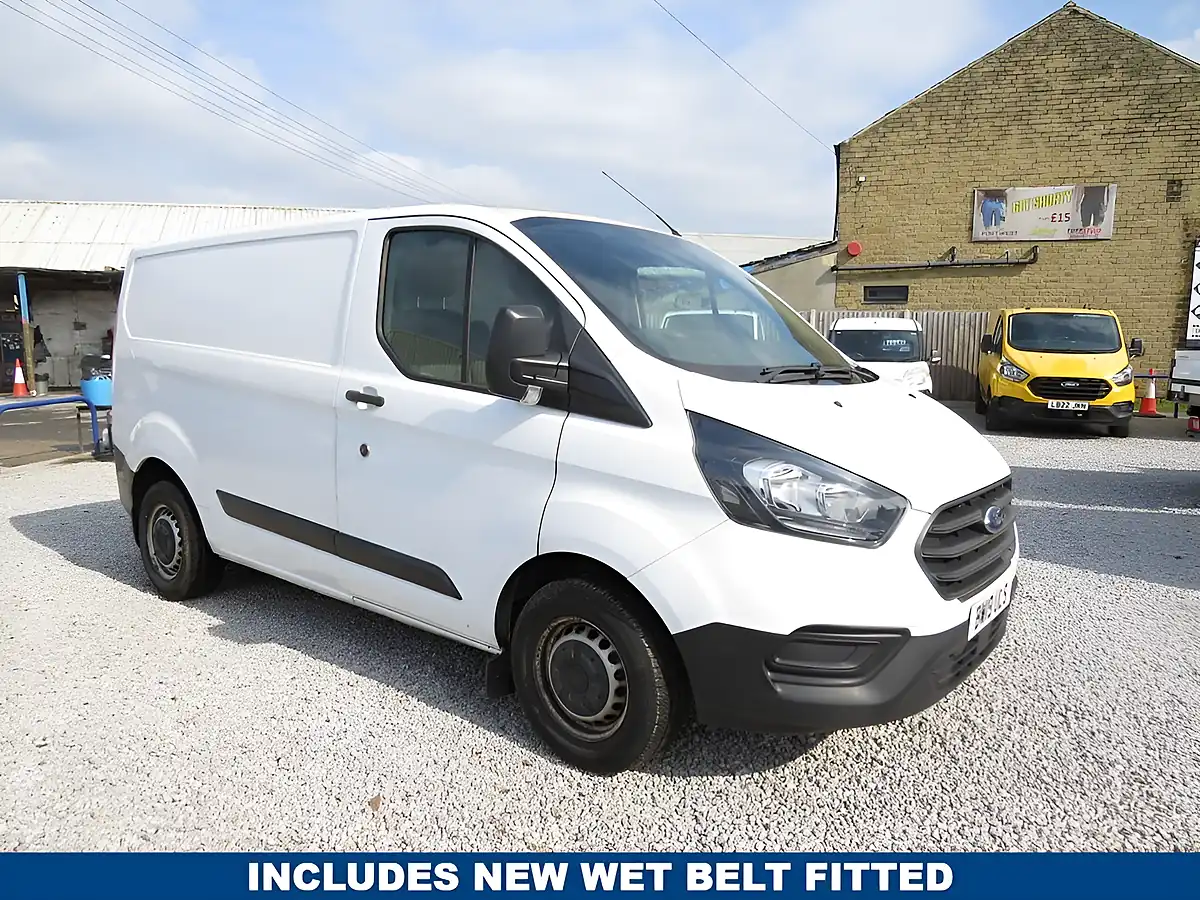 Used 2019 Ford Transit Custom 300 L1 H1 White - Front View
