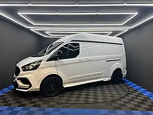Used 2019 Ford Transit Custom 300 Panel Van L2 H2 White - Interior and Exterior details 12