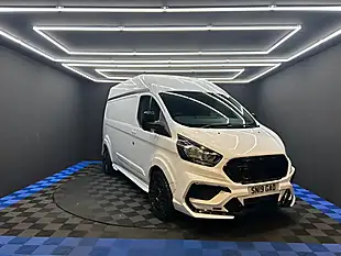 Used 2019 Ford Transit Custom 300 Panel Van L2 H2 White - Interior and Exterior details 5