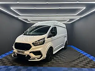 Used 2019 Ford Transit Custom 300 Panel Van L2 H2 White - Interior and Exterior details 9
