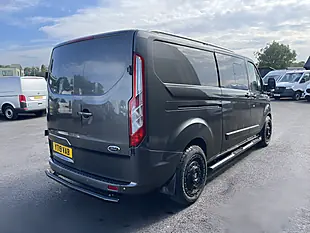 Used 2019 Ford Transit Custom 6 SEAT Crew Lwb Grey - Interior and Exterior details 4