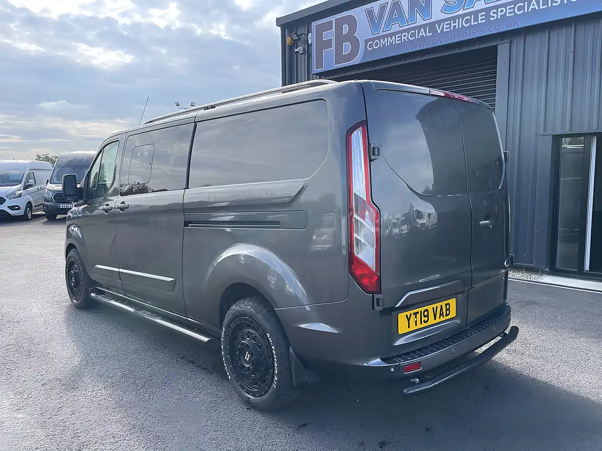 Used 2019 Ford Transit Custom 6 SEAT Crew Lwb Grey - Interior and Exterior details 6