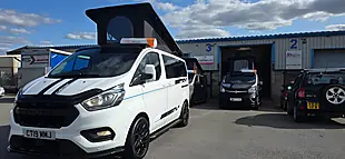 Used 2019 Ford Transit Custom Campervan White - Interior and Exterior details 12