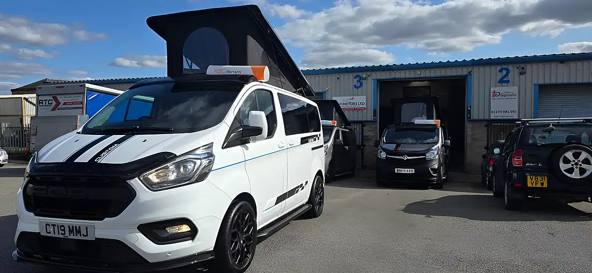 Used 2019 Ford Transit Custom Campervan White - Interior and Exterior details 12