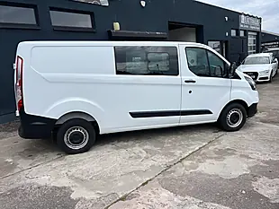 Used 2019 Ford Transit Custom Crew Van Double Cab White - Interior and Exterior details 3