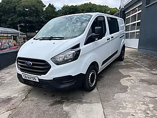 Used 2019 Ford Transit Custom Crew Van Double Cab White - Interior and Exterior details 8