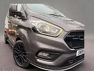 Used 2019 Ford Transit Custom Limited Crew Van Double Cab Grey - Interior and Exterior details 10