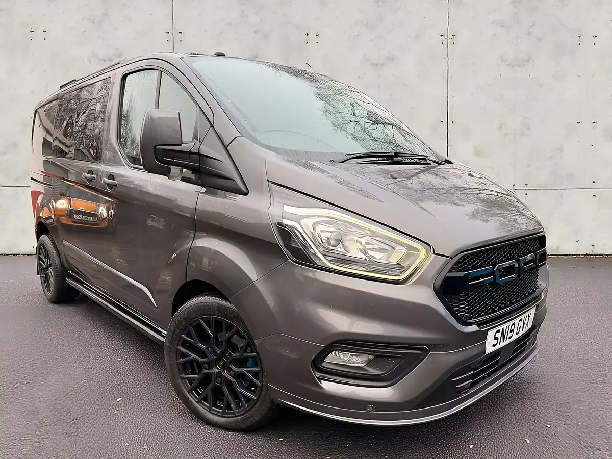 Used 2019 Ford Transit Custom Limited Crew Van Double Cab Grey - Interior and Exterior details 2