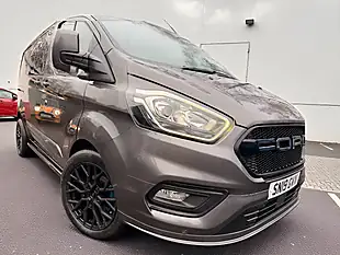Used 2019 Ford Transit Custom Limited Crew Van Double Cab Grey - Interior and Exterior details 5