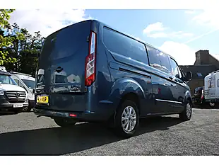 Used 2019 Ford Transit Custom Lwb L2H1 Crew Cab Blue - Interior and Exterior details 10