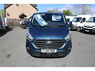 Used 2019 Ford Transit Custom Lwb L2H1 Crew Cab Blue - Interior and Exterior details 2
