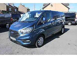 Used 2019 Ford Transit Custom Lwb L2H1 Crew Cab Blue - Interior and Exterior details 3