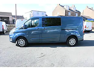 Used 2019 Ford Transit Custom Lwb L2H1 Crew Cab Blue - Interior and Exterior details 4