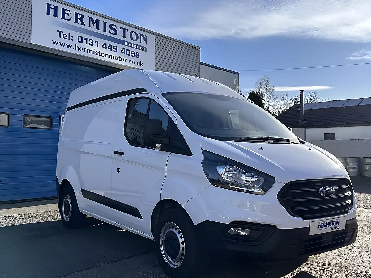 Used 2019 Ford Transit Custom Panel Van White - Front View