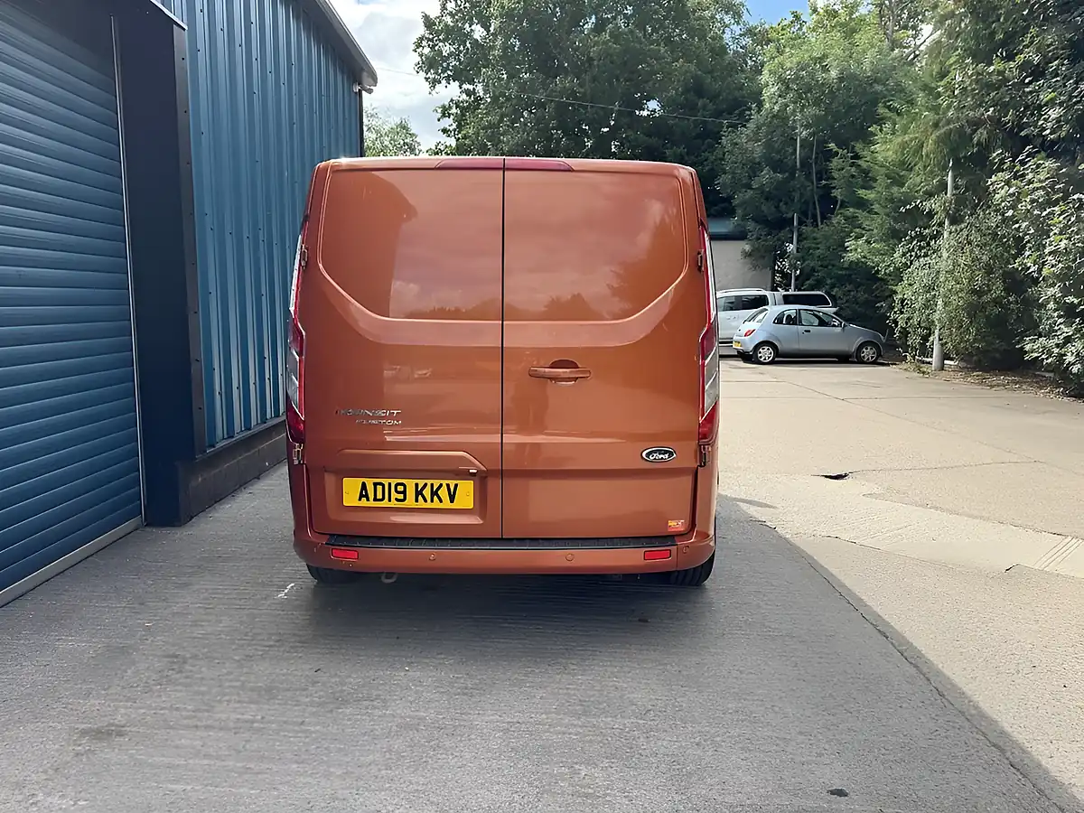 Used 2019 Ford Transit Custom Sport Orange - Interior and Exterior details 5