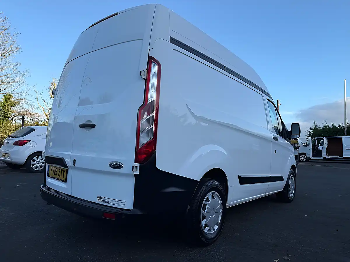 Used 2019 Ford Transit Custom Swb High Roof L1 H2 Panel Van White - Interior and Exterior details 20