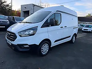 Used 2019 Ford Transit Custom Swb High Roof L1 H2 Panel Van White - Interior and Exterior details 8