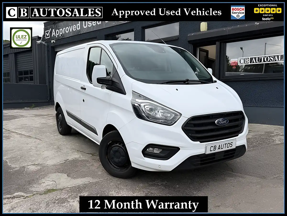 Used 2019 Ford Transit Custom Trend White - Front View