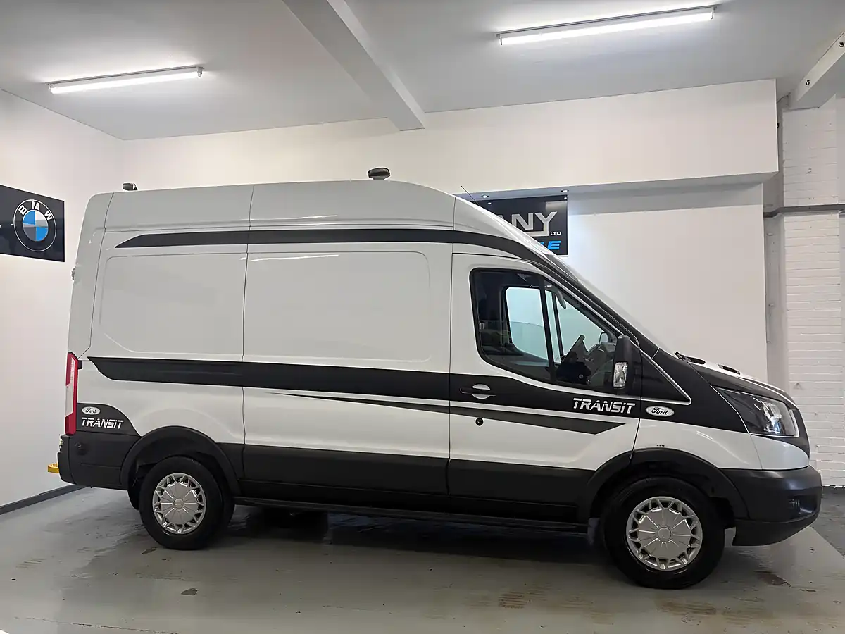 Used 2019 Ford Transit L2 H3 White - Interior and Exterior details 12