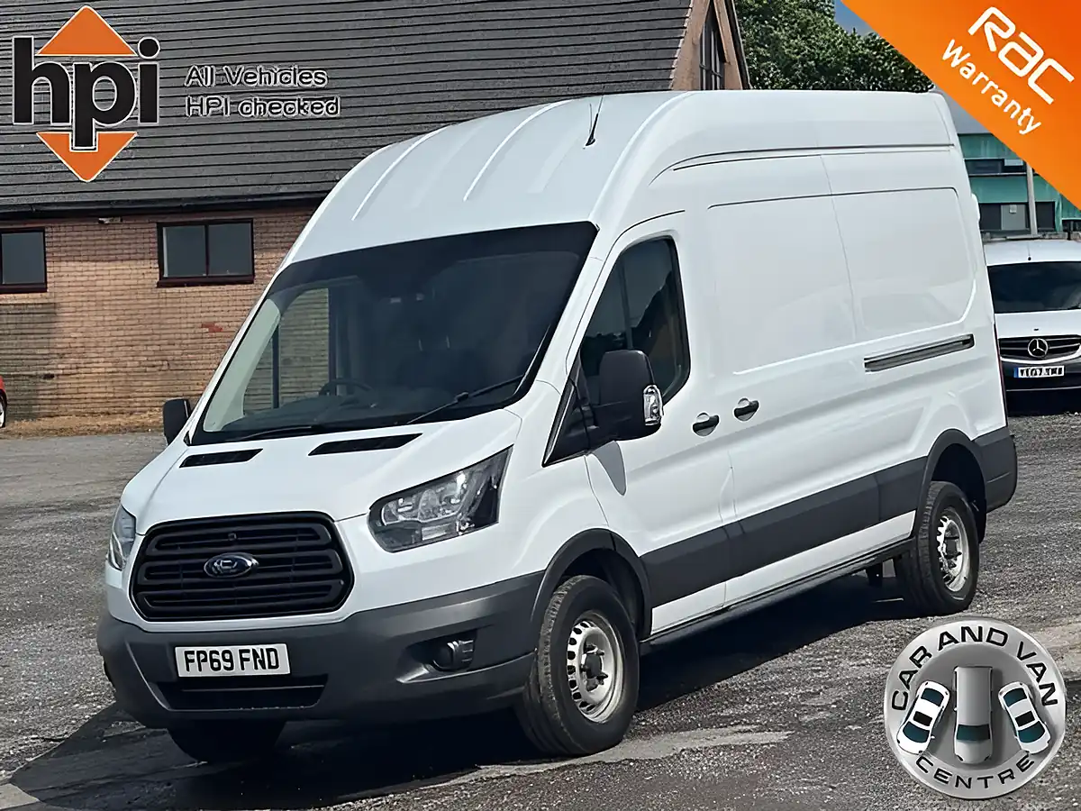 Used 2019 Ford Transit L3 H3 Lwb White - Front View