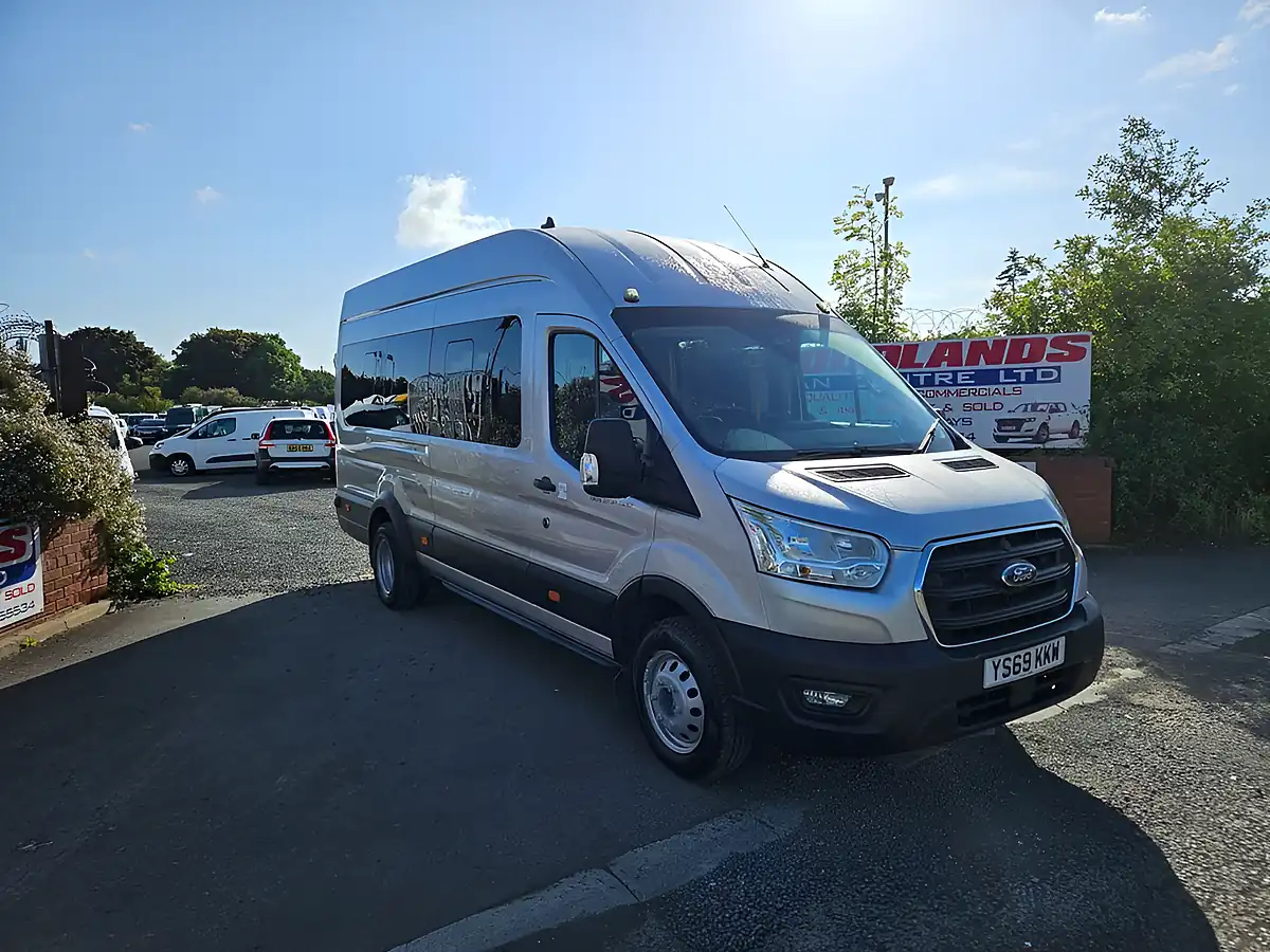 Used 2019 Ford Transit Leader Silver - Front View