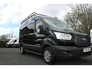Used 2019 Ford Transit Mwb L2H2 Metallic Black - Interior and Exterior details 11