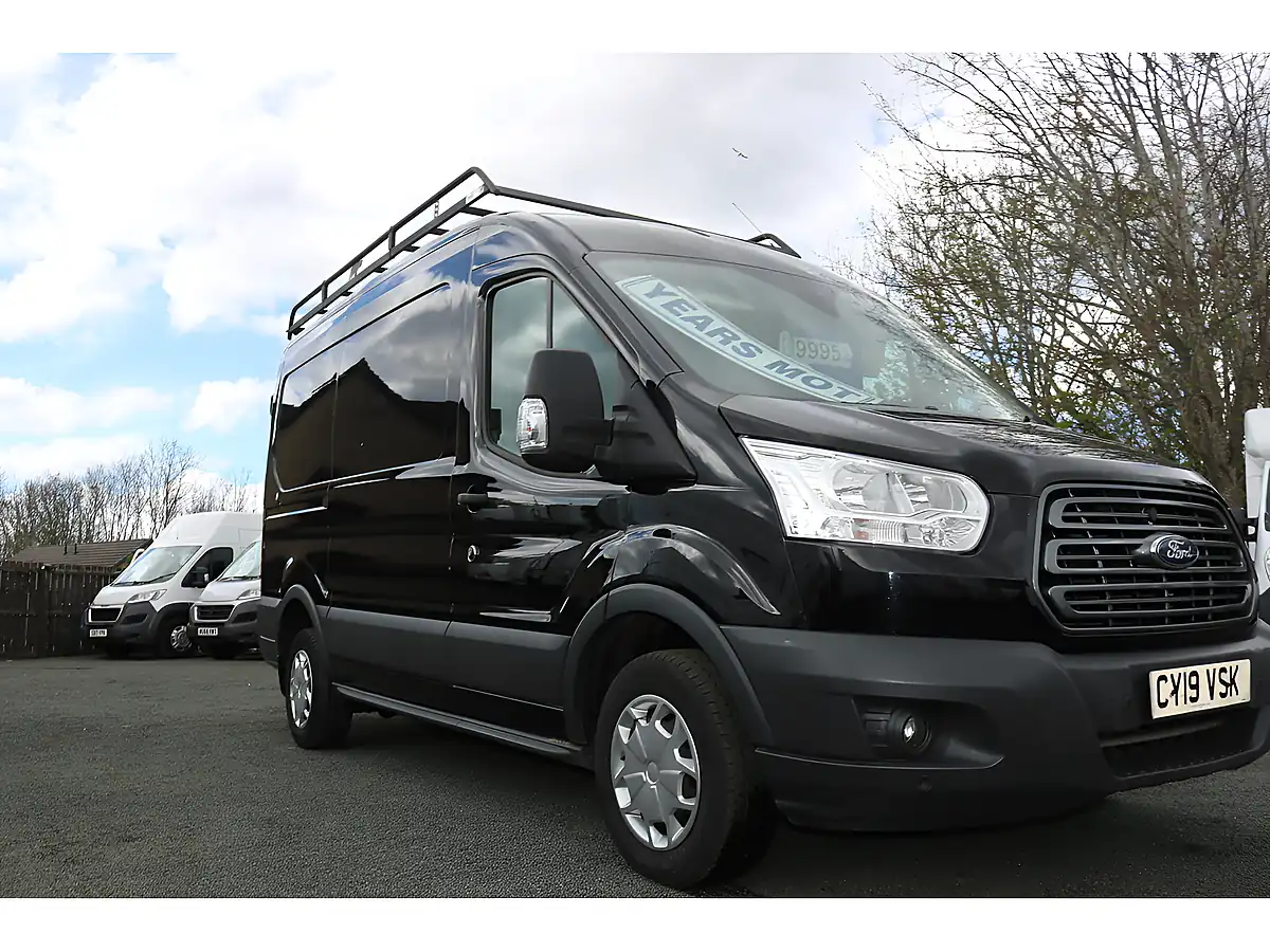Used 2019 Ford Transit Mwb L2H2 Metallic Black - Interior and Exterior details 11