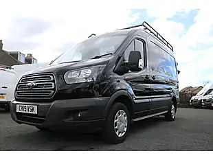 Used 2019 Ford Transit Mwb L2H2 Metallic Black - Interior and Exterior details 12